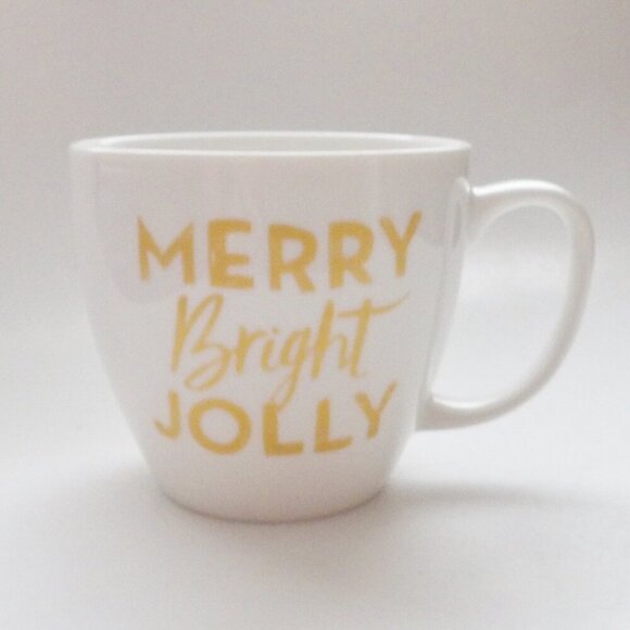 Starbucks Other - Starbucks 2016 Christmas Coffee Mug MERRY BRIGHT JOLLY Large 20 Oz. Size